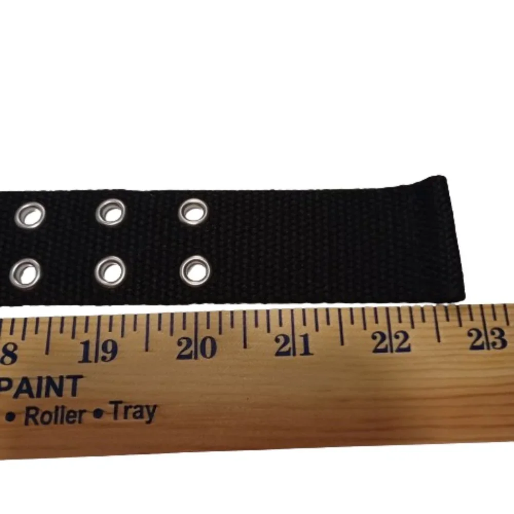 Girl's Grommet Belt Art Class Black S NWT